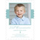 Blue Banner First Communion Photo Invitations Image 3 of 5